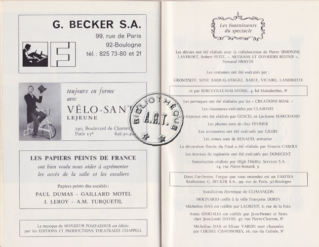 Les programmes de Théatre de l\